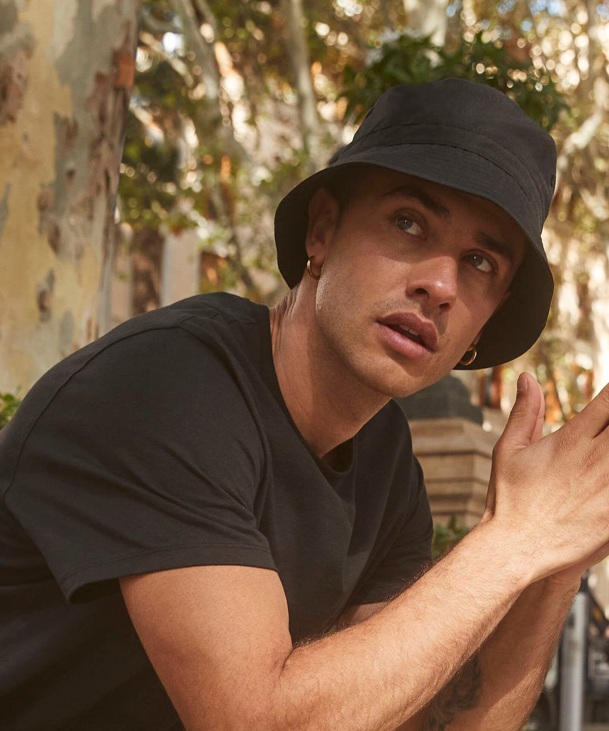 Recycled Polyester Bucket Hat | BLACK