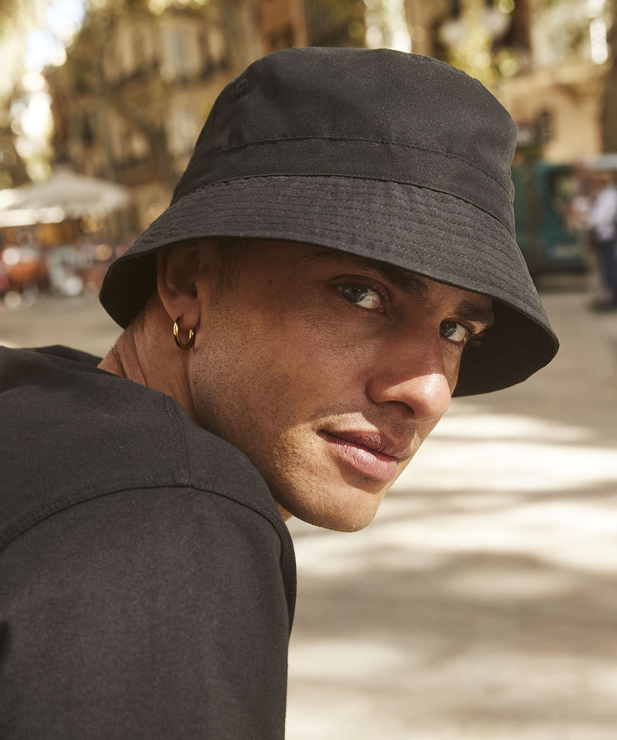 Recycled Polyester Bucket Hat | BLACK