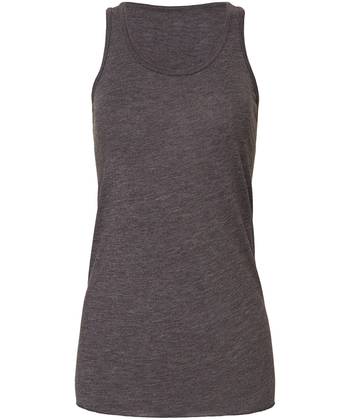 Flowy Racerback Tank Top | DARK GREY HEATHER