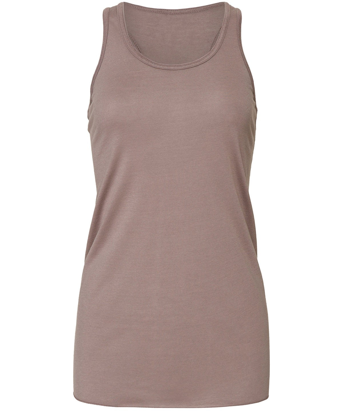 Flowy Racerback Tank Top | PEBBLE BROWN