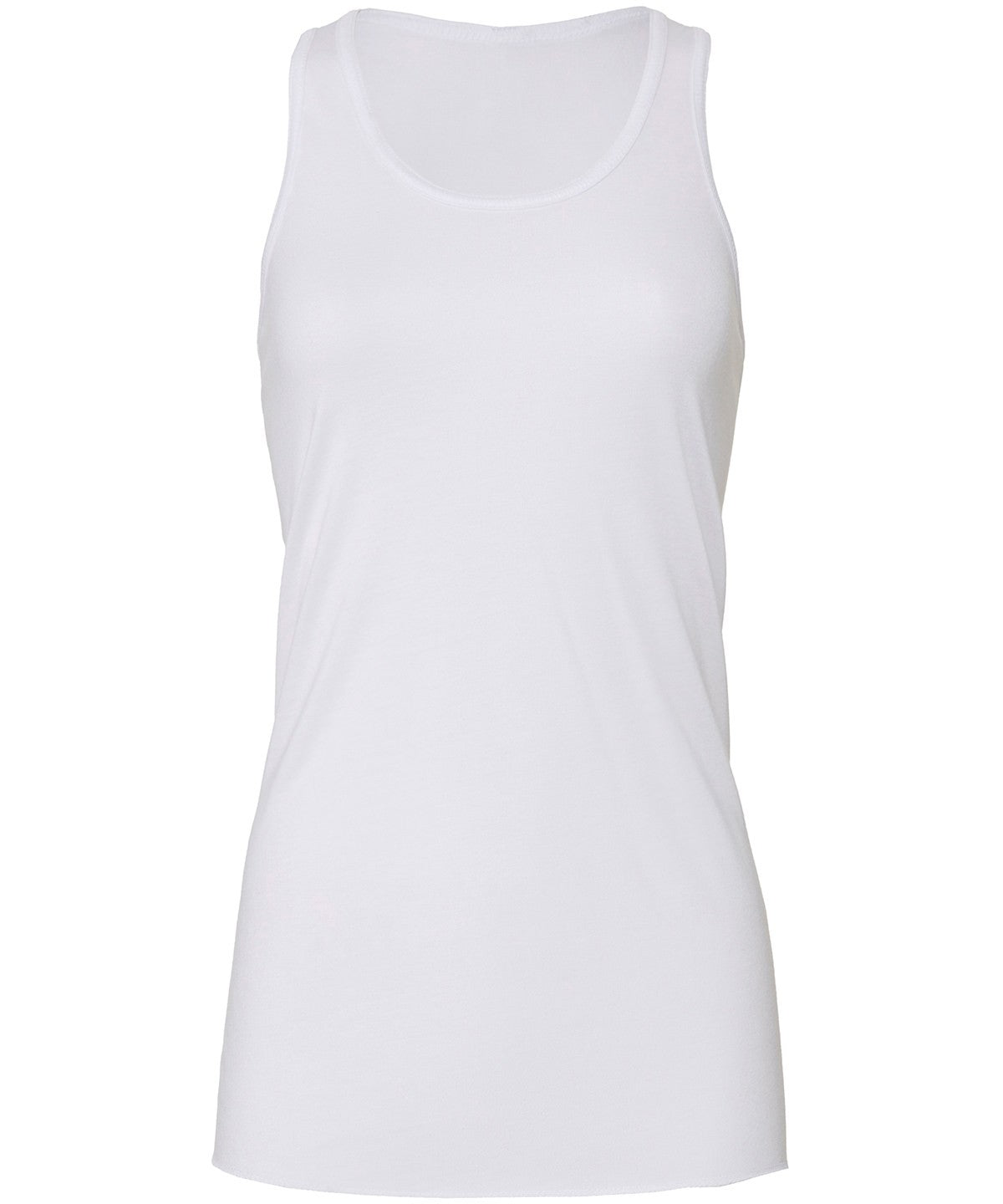 Flowy Racerback Tank Top | WHITE