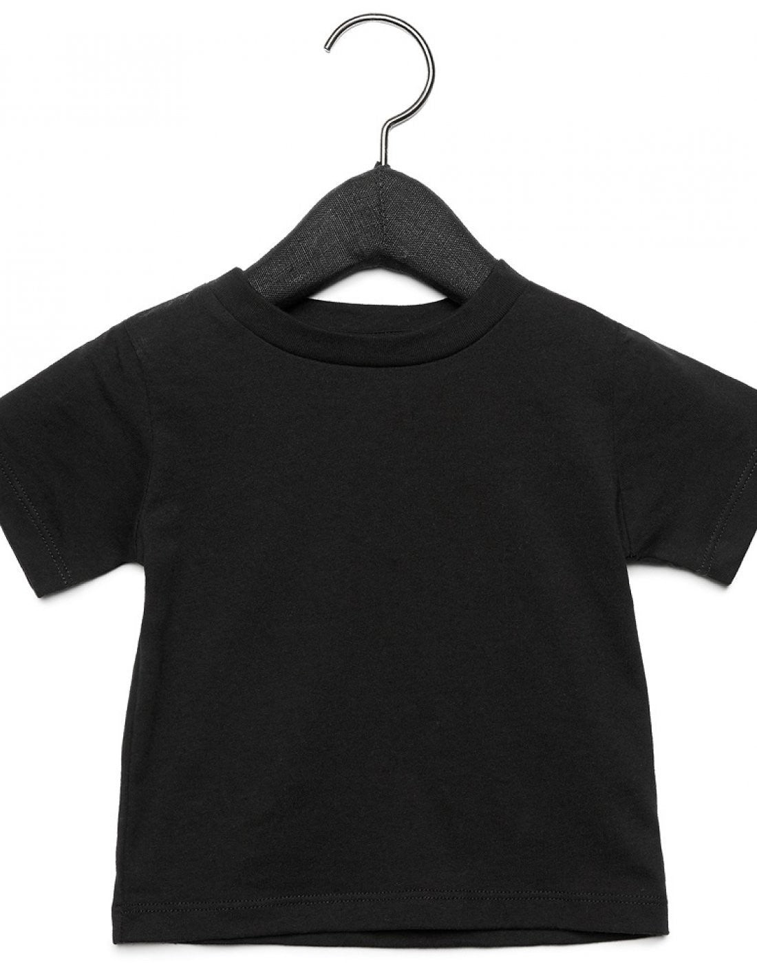 Canvas Baby Crew Neck T-Shirt | BLACK