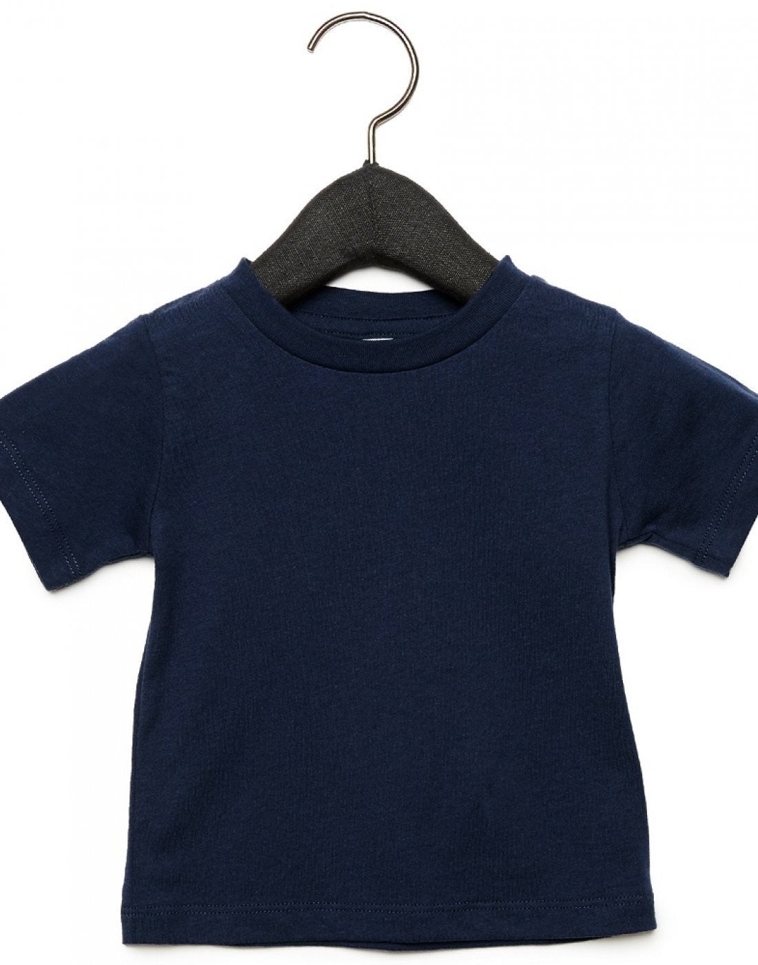 Canvas Baby Crew Neck T-Shirt | NAVY