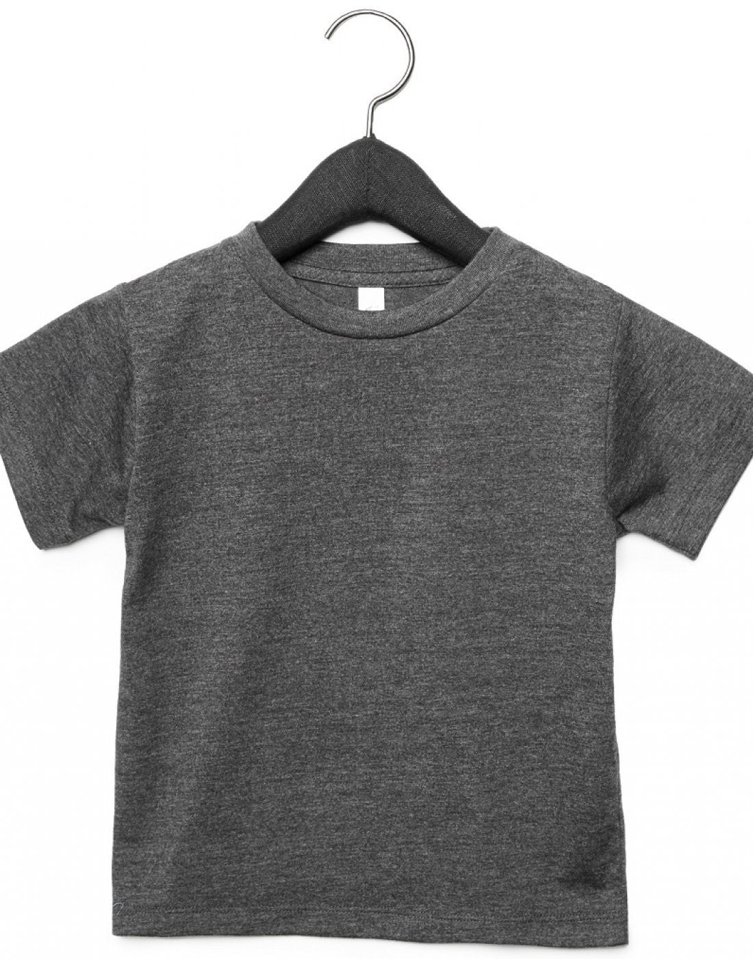 Canvas Toddler Crew Neck T-Shirt | DARK GREY HEATHER