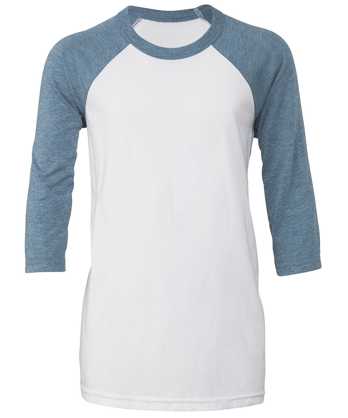 Youth 3/4 Sleeve Baseball Tee | WHITE/DENIM