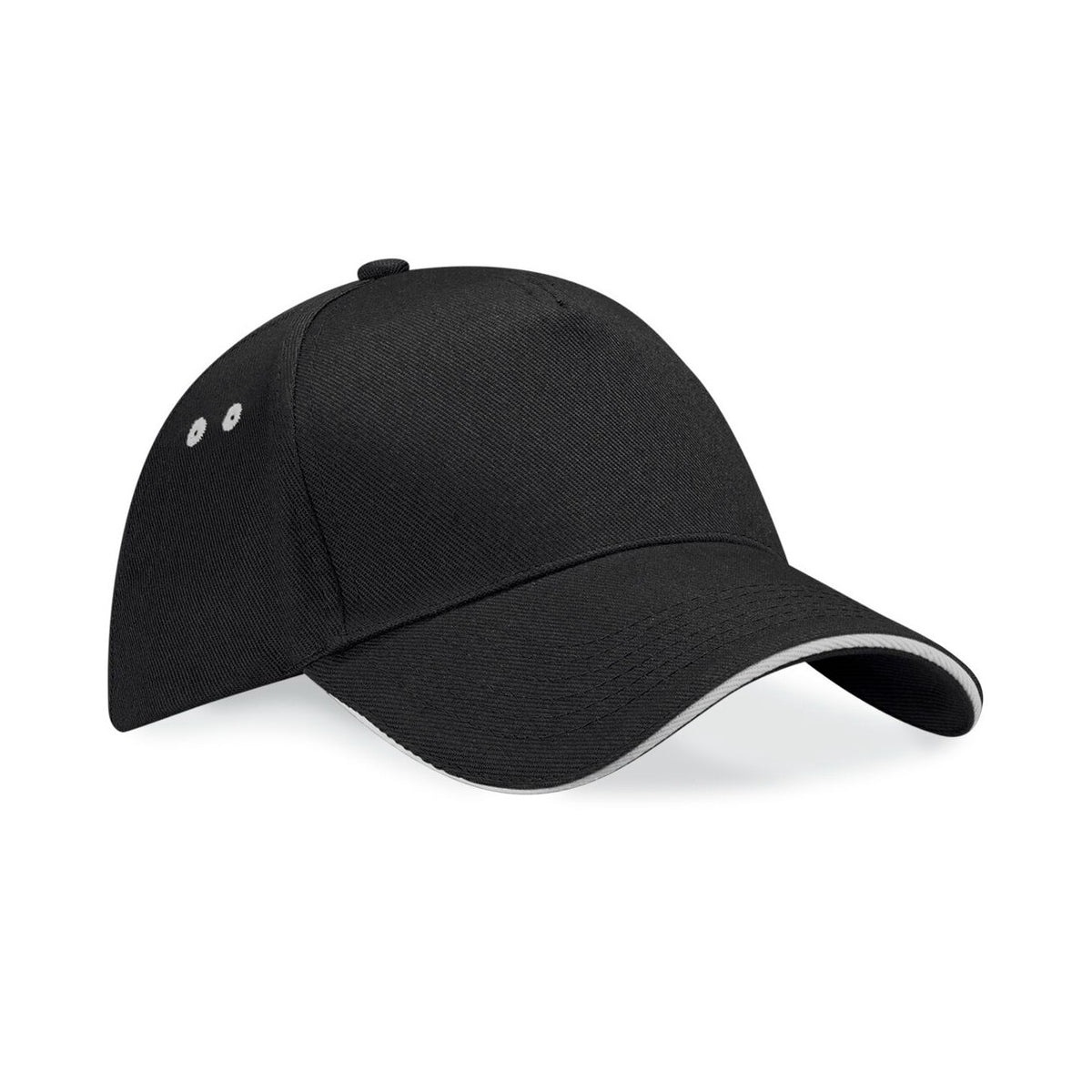 Ultimate 5 Panel Contrast Cap Sandwich Peak | BLACK/LIGHT GREY