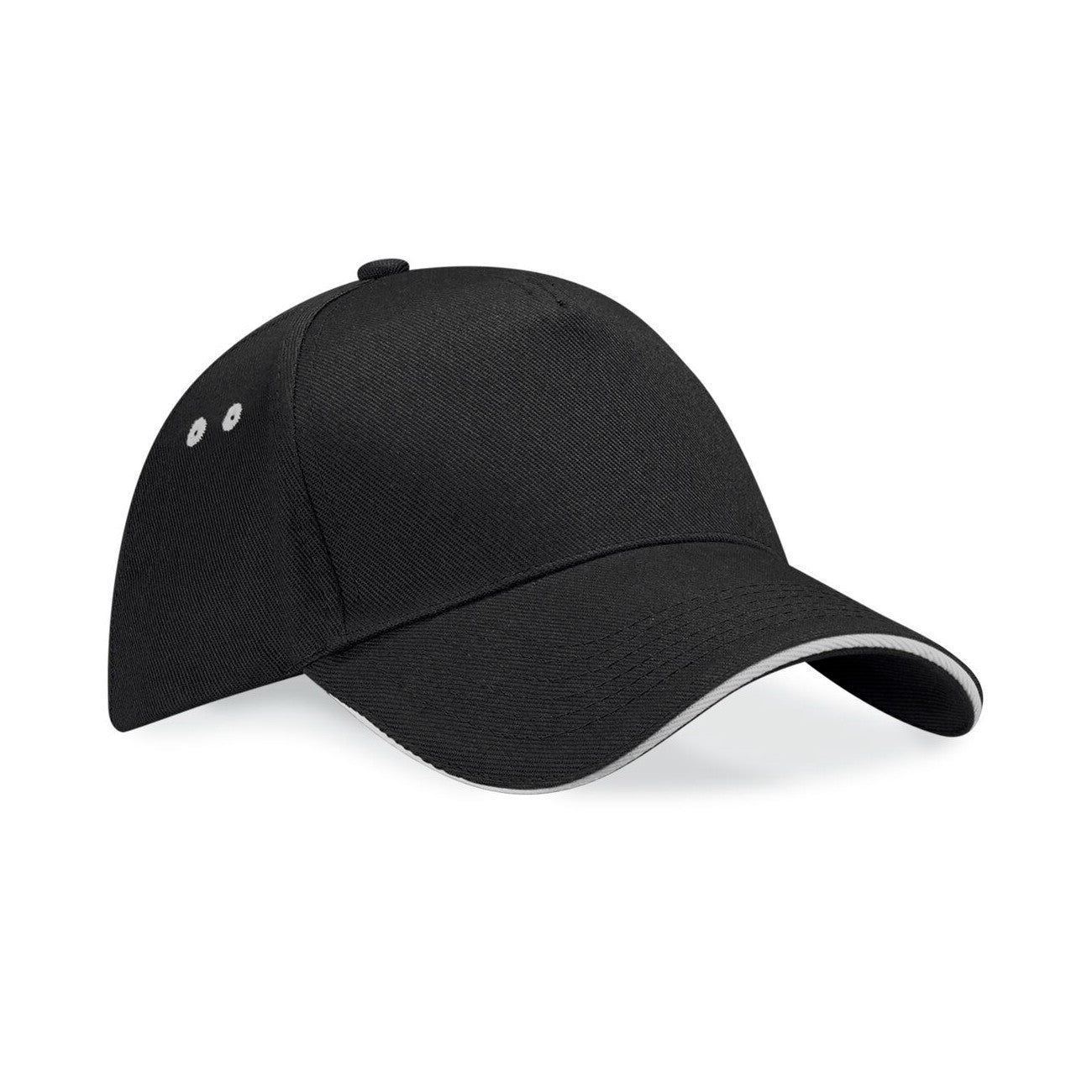 Ultimate 5 Panel Contrast Cap Sandwich Peak | BLACK/LIGHT GREY