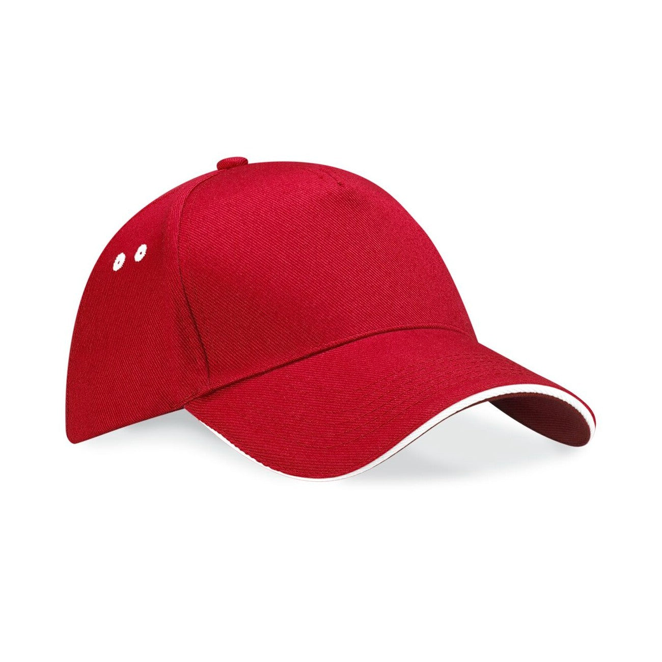 Ultimate 5 Panel Contrast Cap Sandwich Peak | CLASSIC RED/WHITE