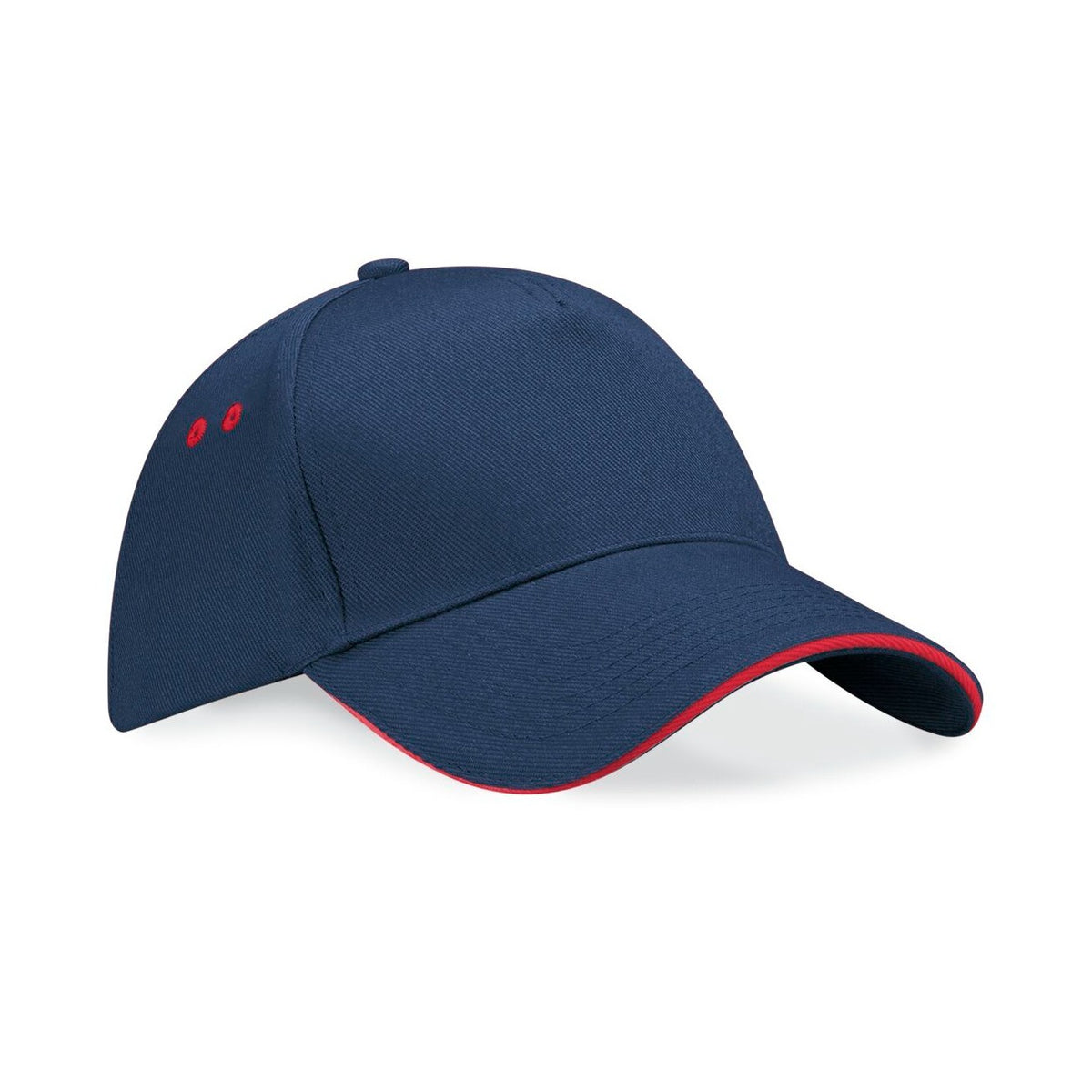 Ultimate 5 Panel Contrast Cap Sandwich Peak | FRENCH NAVY/CLASSIC RED
