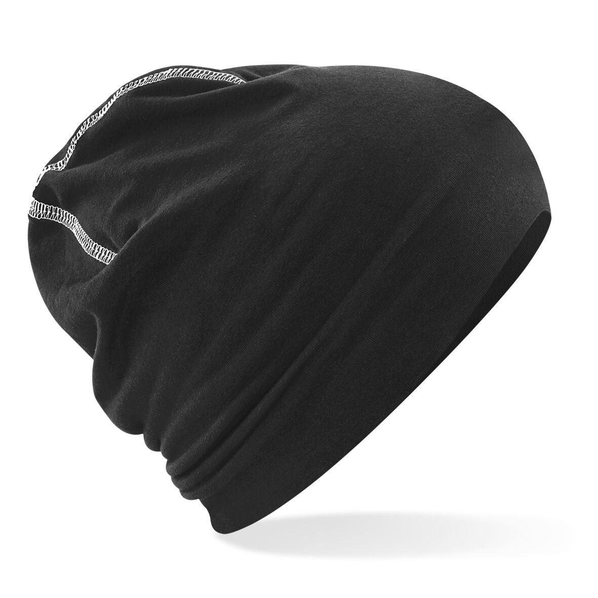 Hemsedal Cotton Beanie | BLACK/WHITE