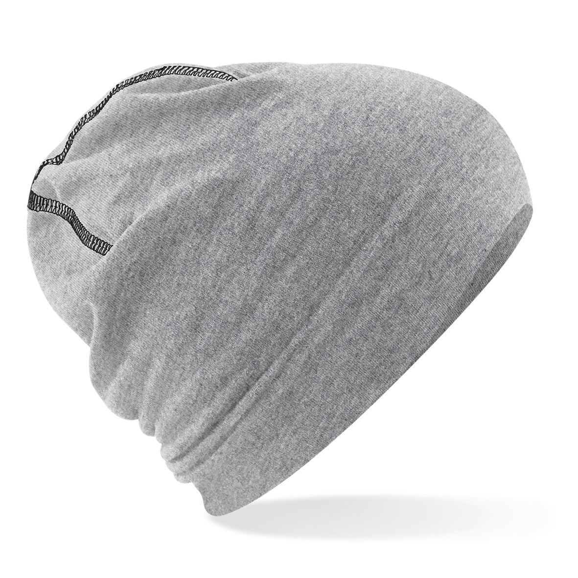 Hemsedal Cotton Beanie | HEATHER GREY/BLACK
