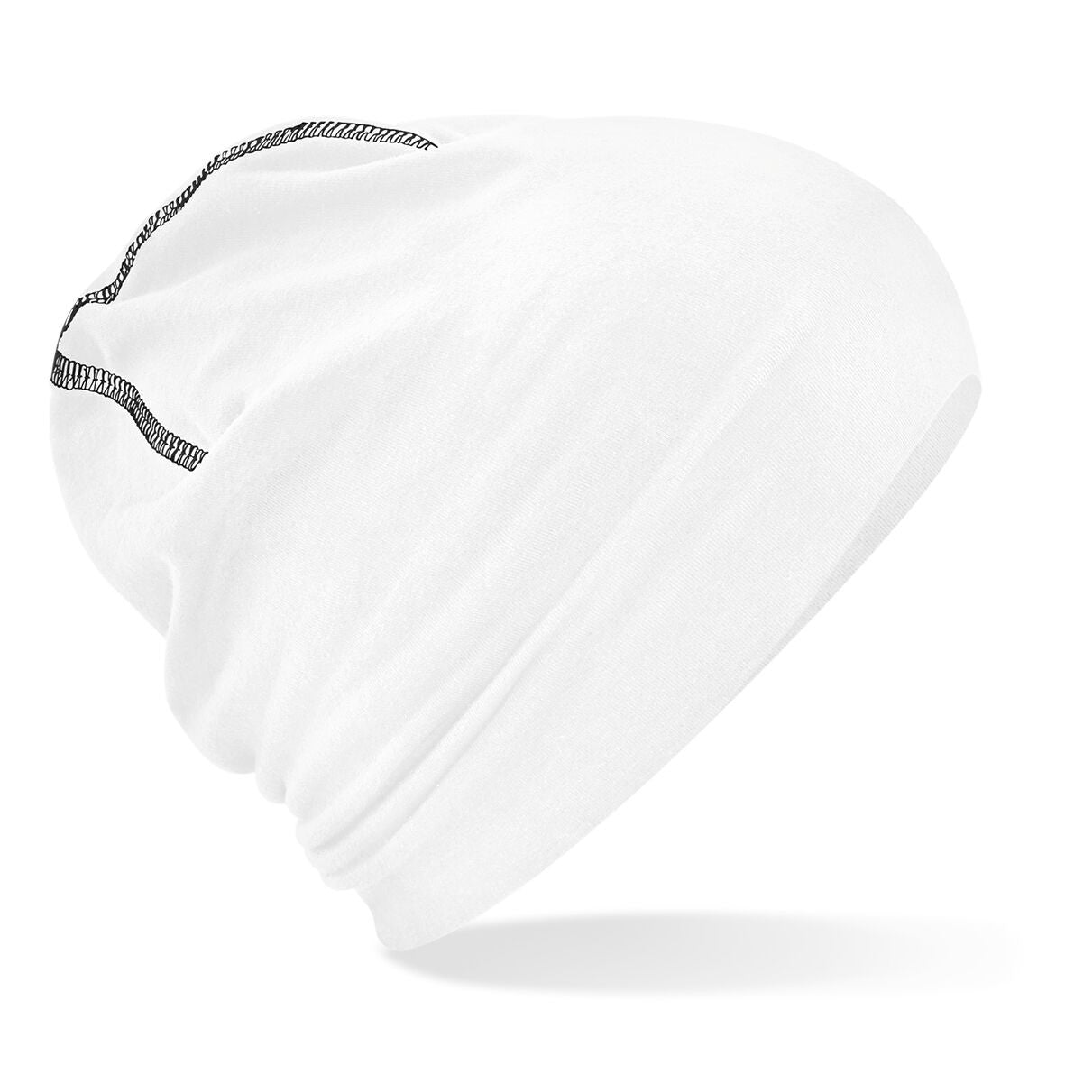 Hemsedal Cotton Beanie | WHITE/BLACK