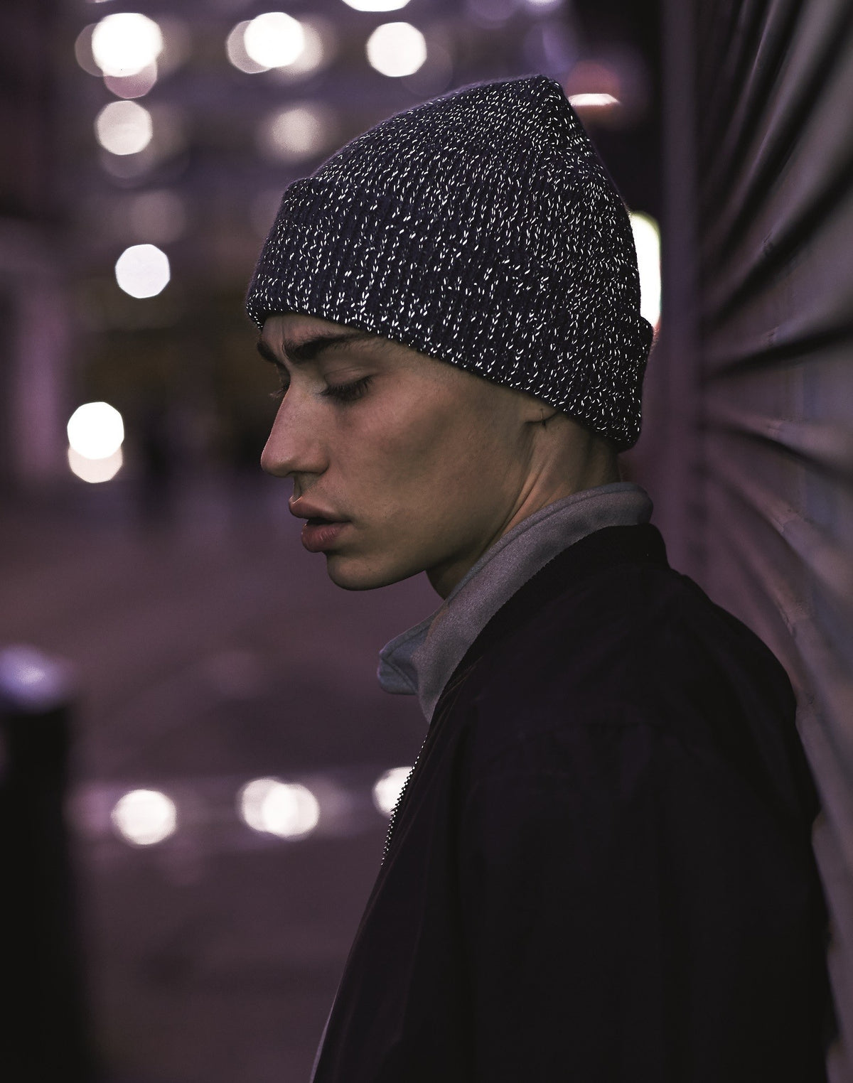 Reflective Beanie | BLACK