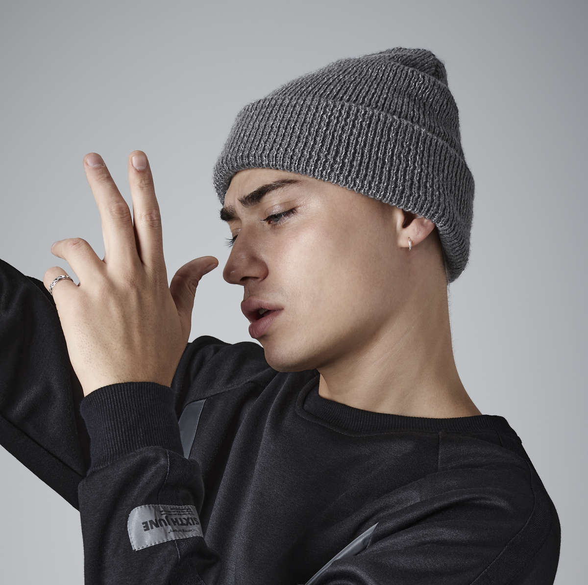 Reflective Beanie | BLACK