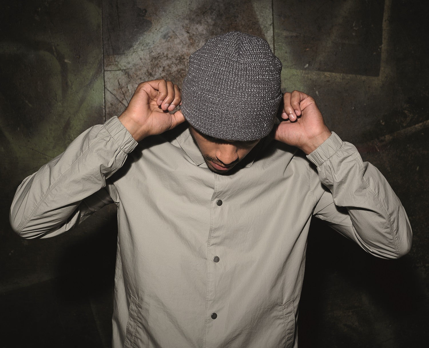 Reflective Beanie | BLACK