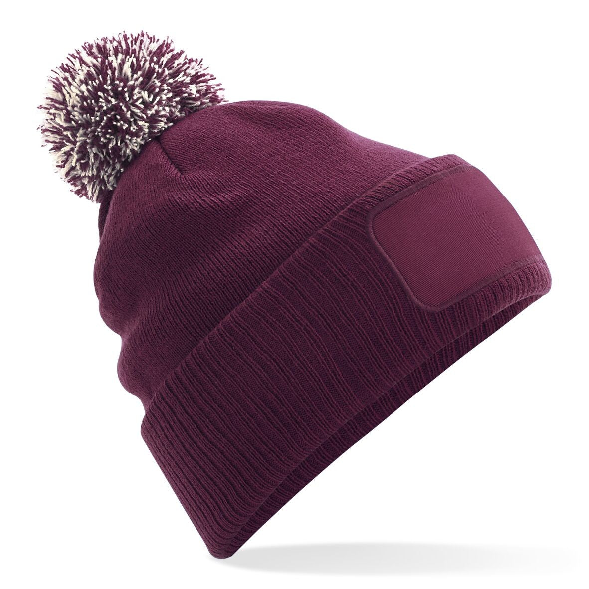 Snowstar Printers Beanie | BURGUNDY/OFF WHITE