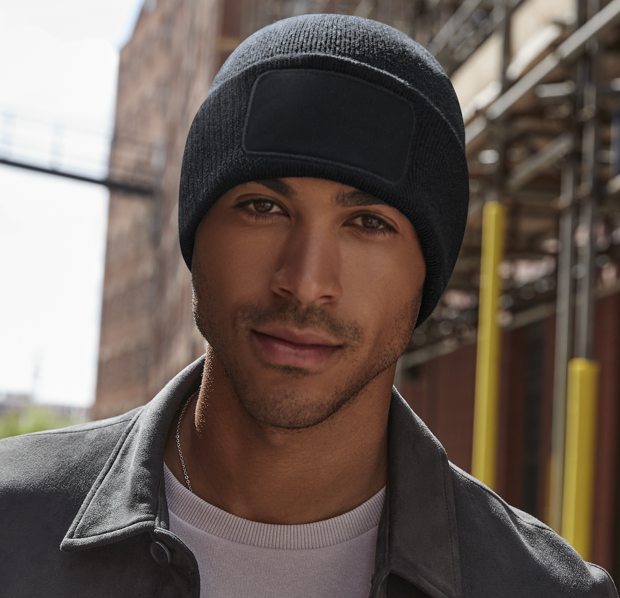 Recycled Original Patch Beanie | GRAPHITE GREY