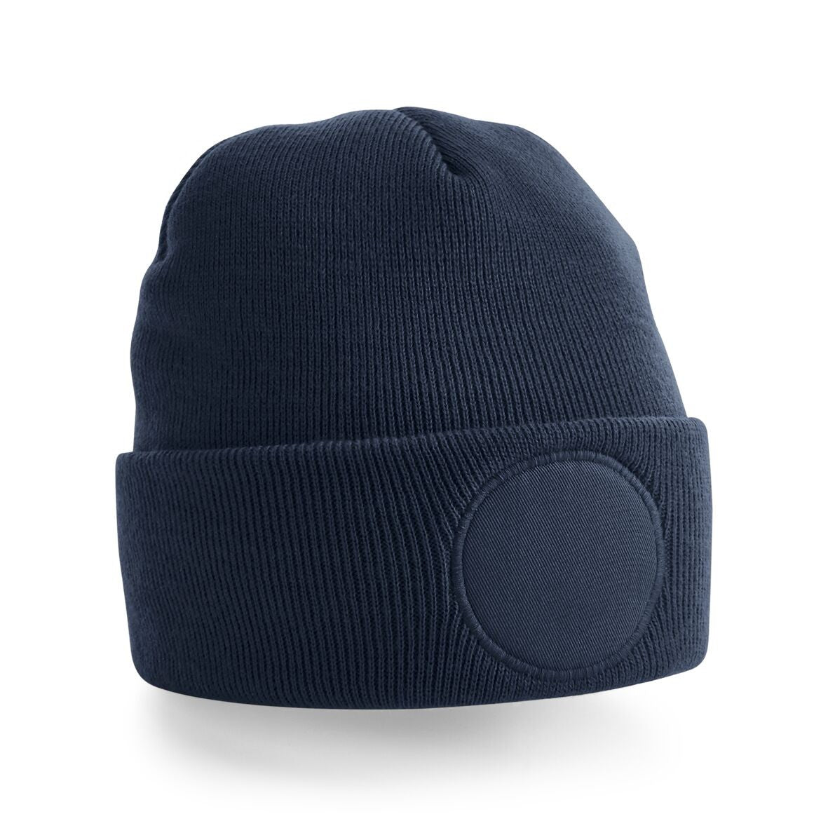 Circular Patch Beanie | FRENCH NAVY