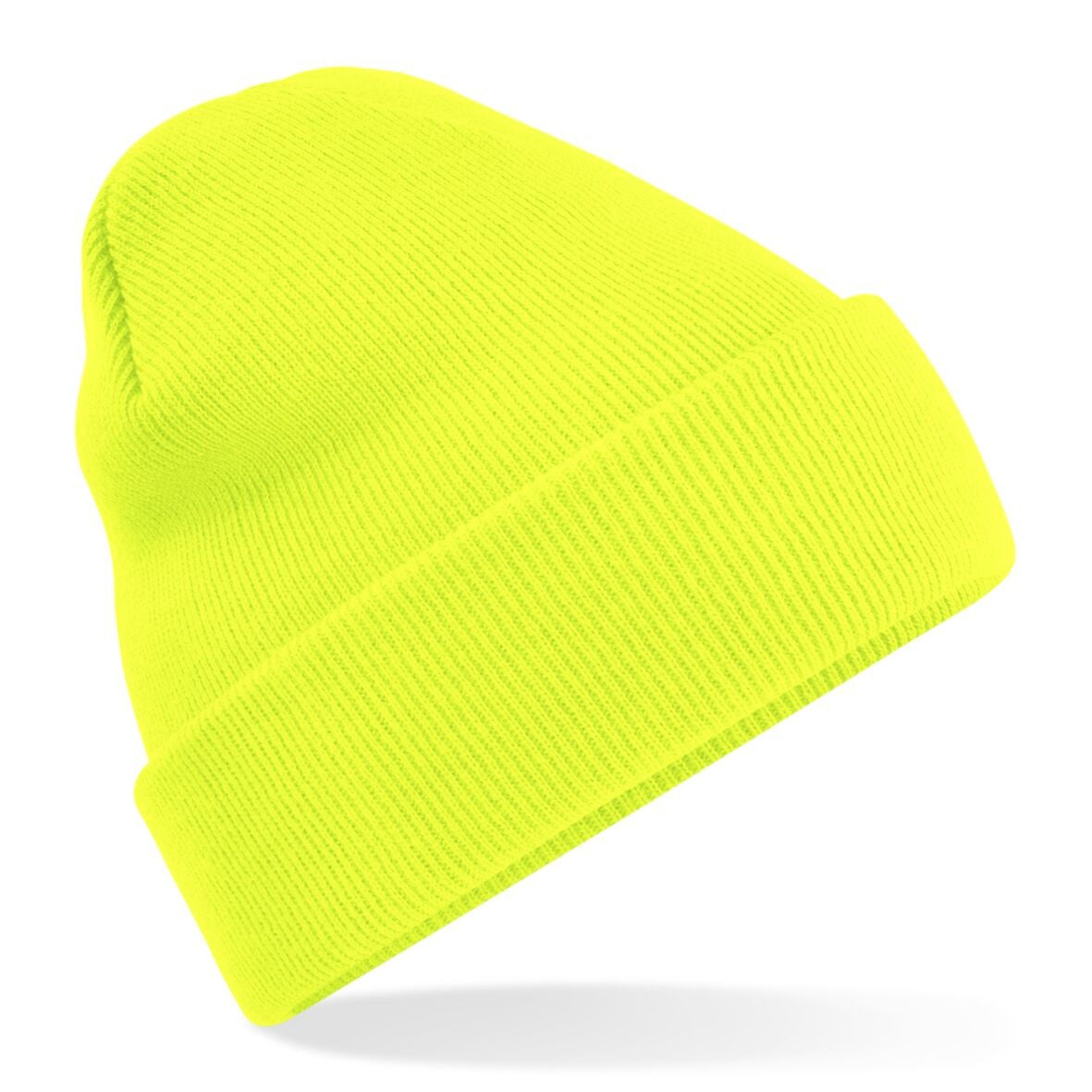 Junior Knitted Hat | FLUORESCENT YELLOW