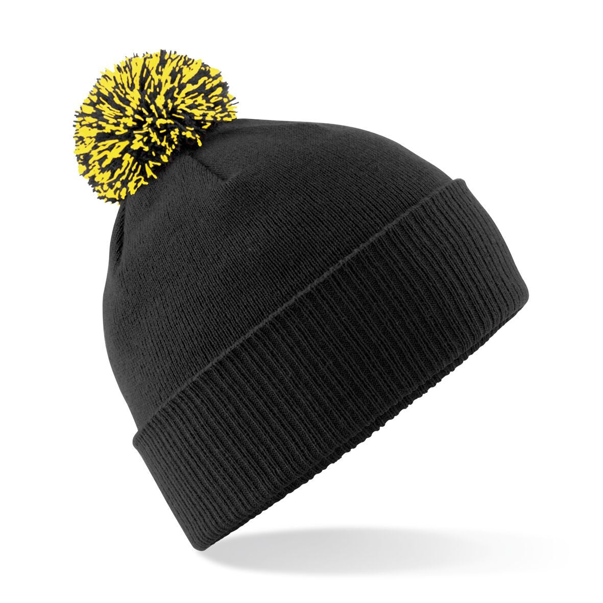 Snowstar Duo Beanie | BLACK/YELLOW