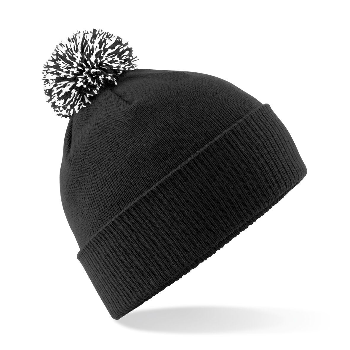Snowstar Duo Beanie | BLACK/WHITE