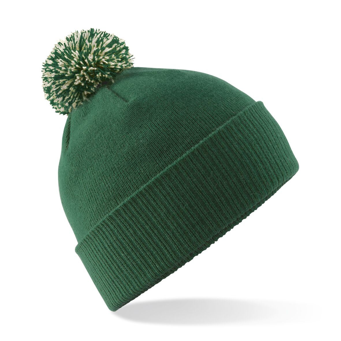Snowstar Duo Beanie | BOTTLE GREEN/OFF WHITE