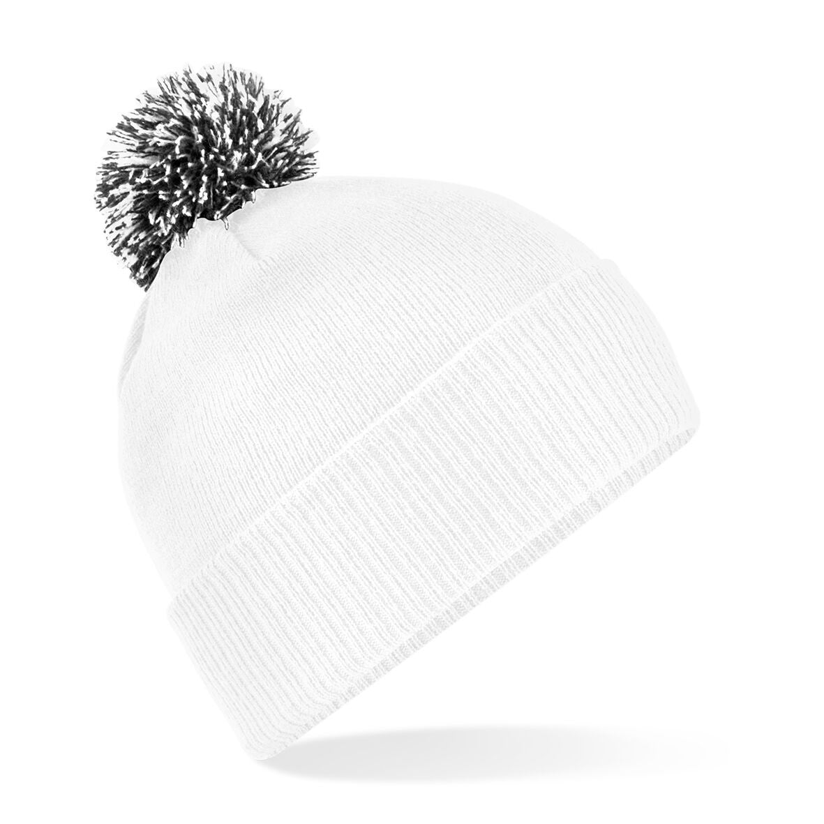 Snowstar Duo Beanie | WHITE/BLACK