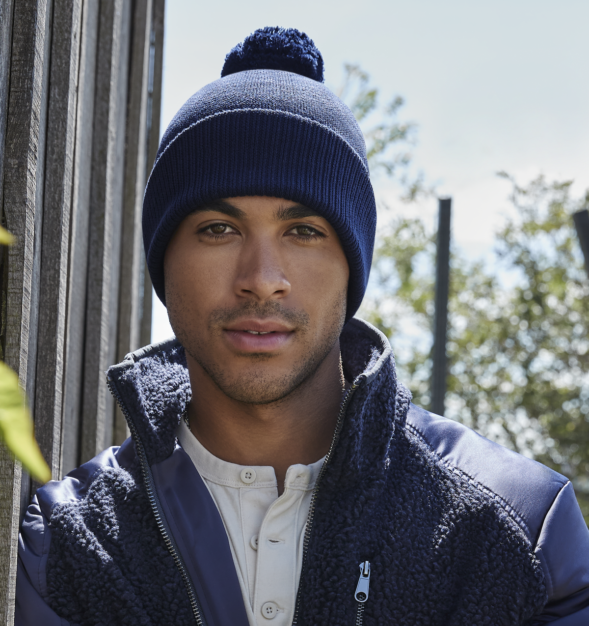 Organic Cotton Snowstar Beanie | CLASSIC RED