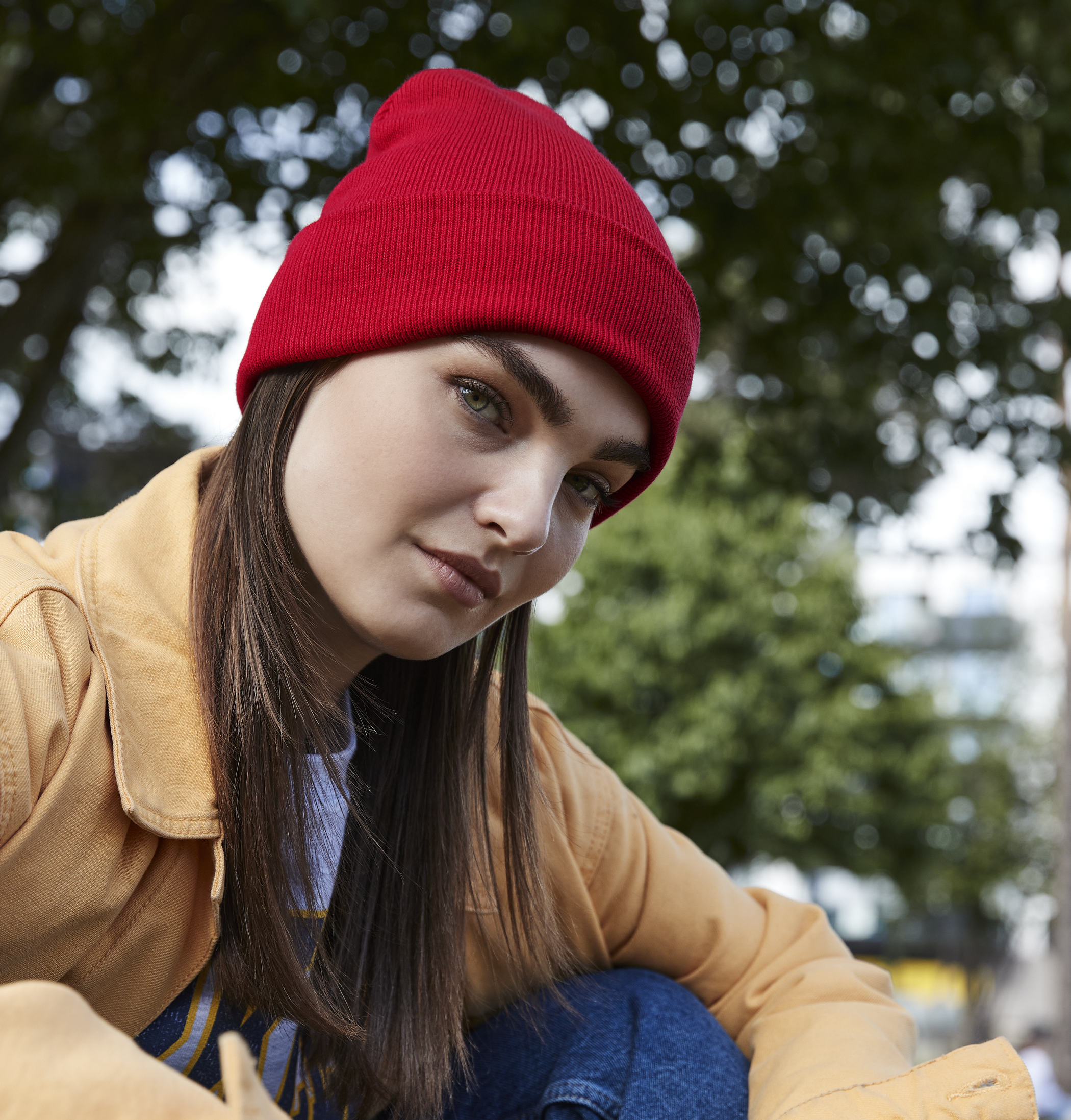 Organic Cotton Original Cuffed Beanie | BURGUNDY