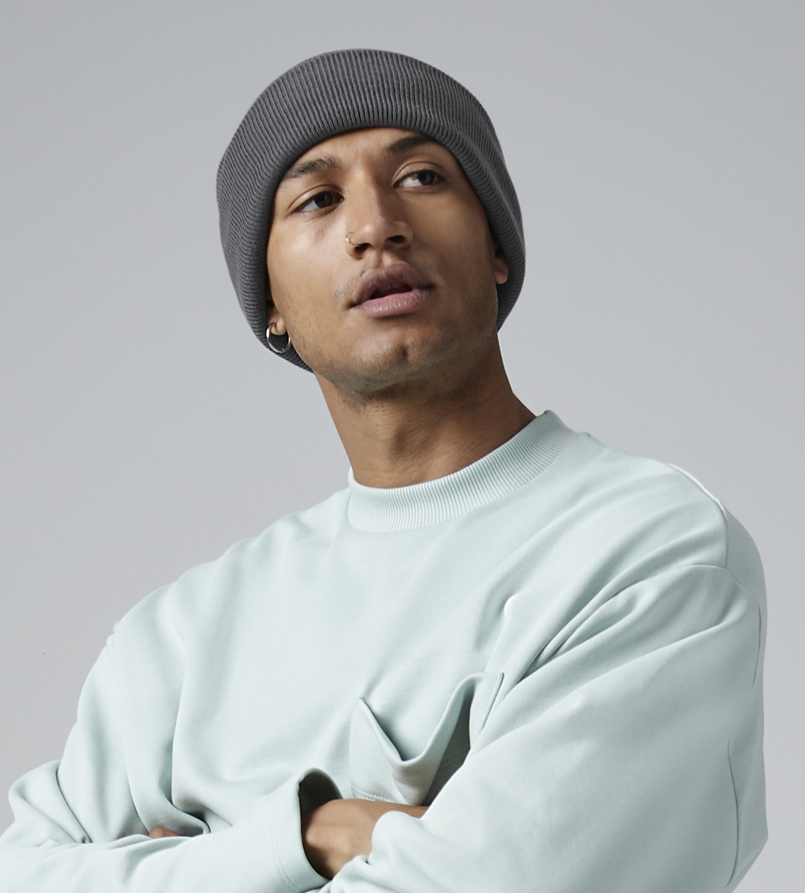 Recycled Original Cuffed Beanie | GRAPHITE GREY
