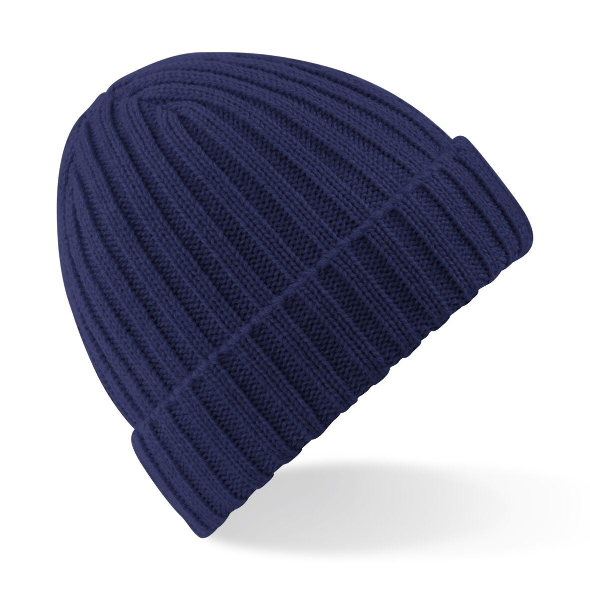 Chunky Ribbed Beanie | OXFORD NAVY