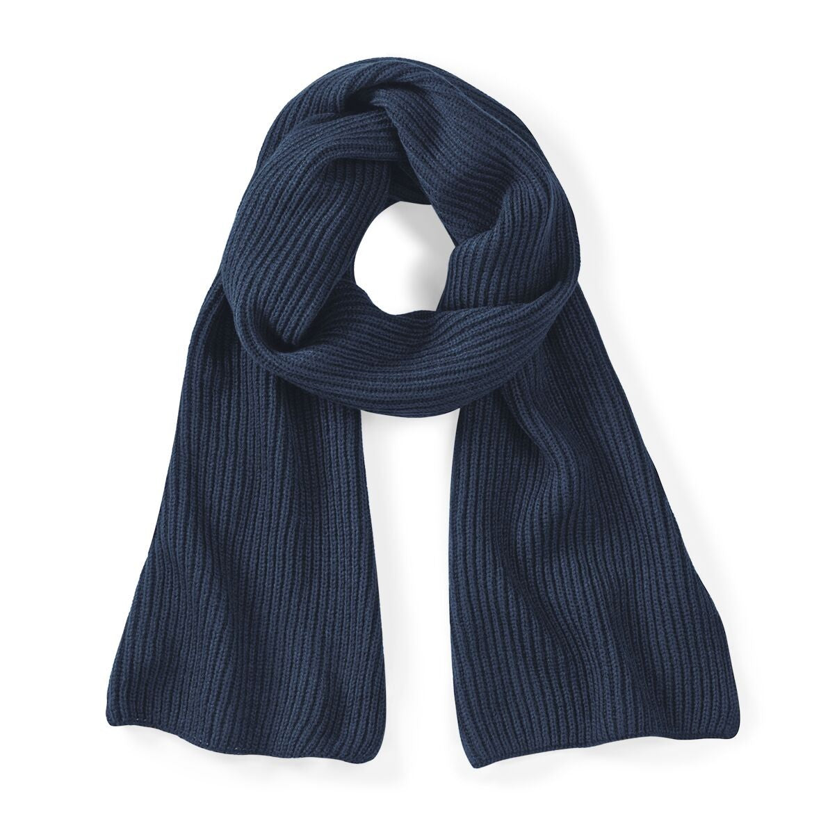 Metro Knitted Scarf | FRENCH NAVY