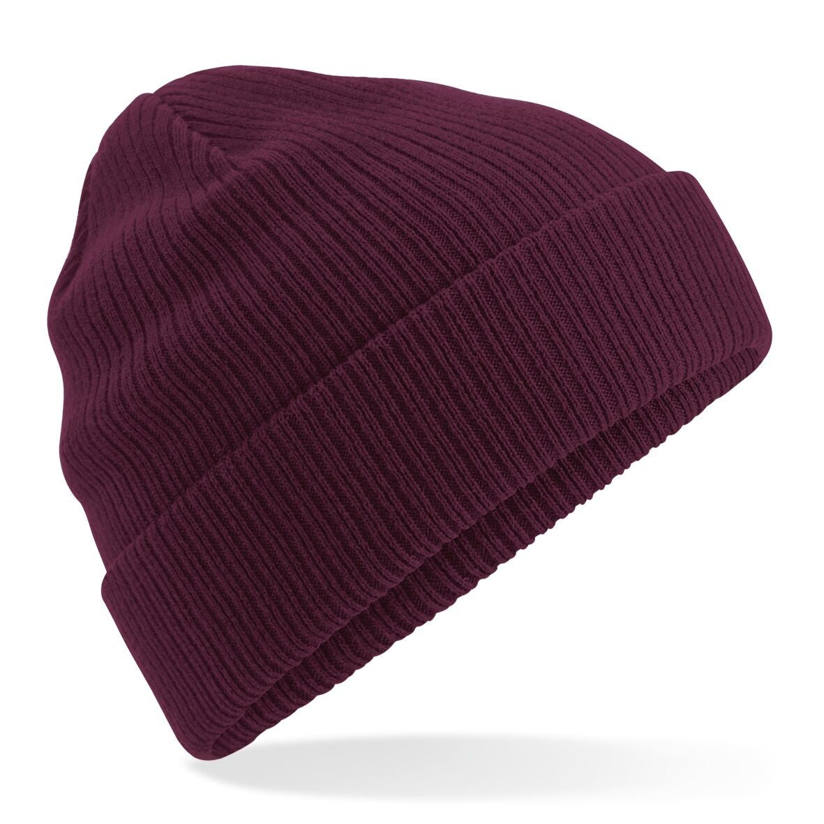 Organic Cotton Beanie | BURGUNDY