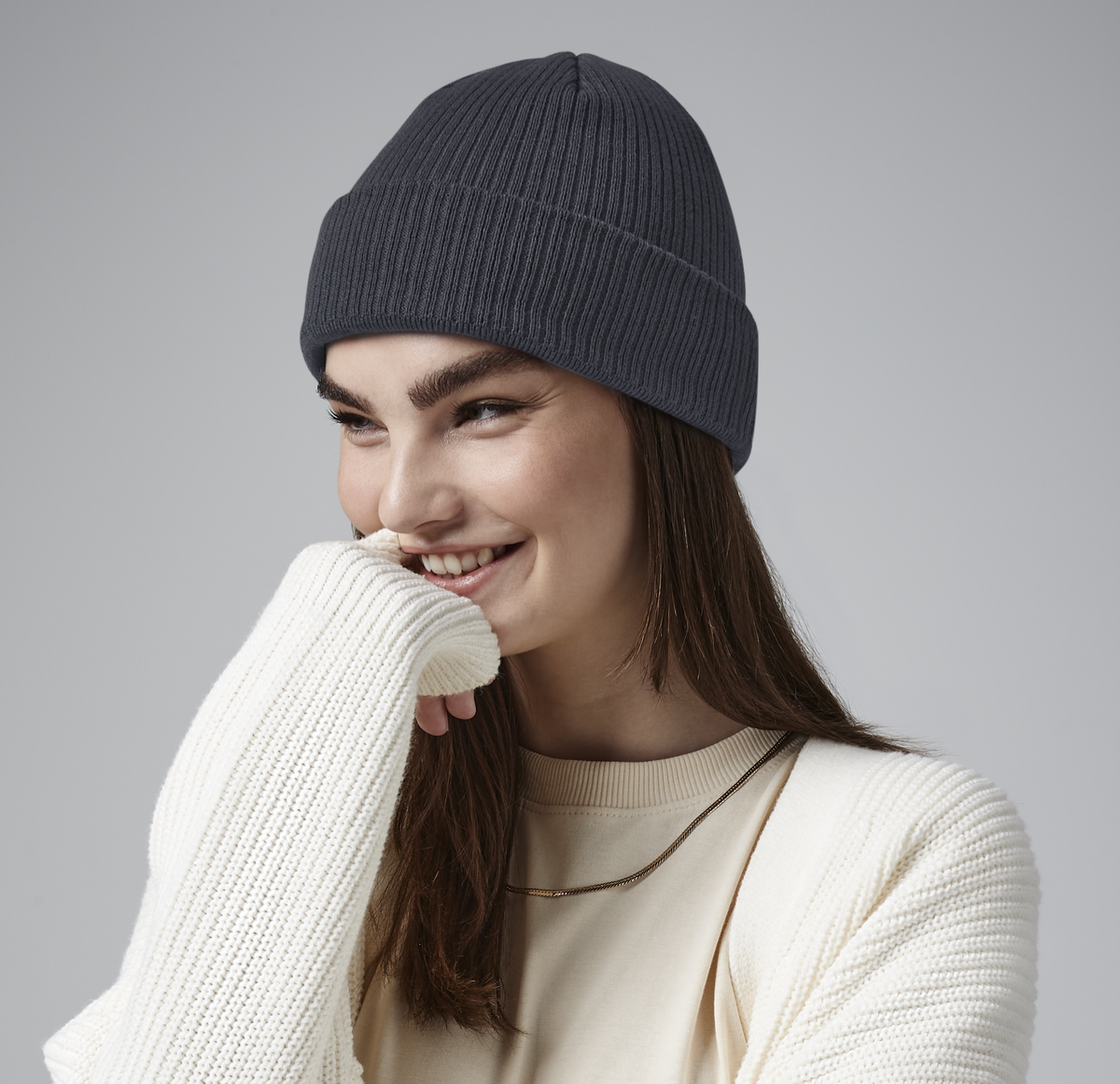 Organic Cotton Beanie | OLIVE GREEN