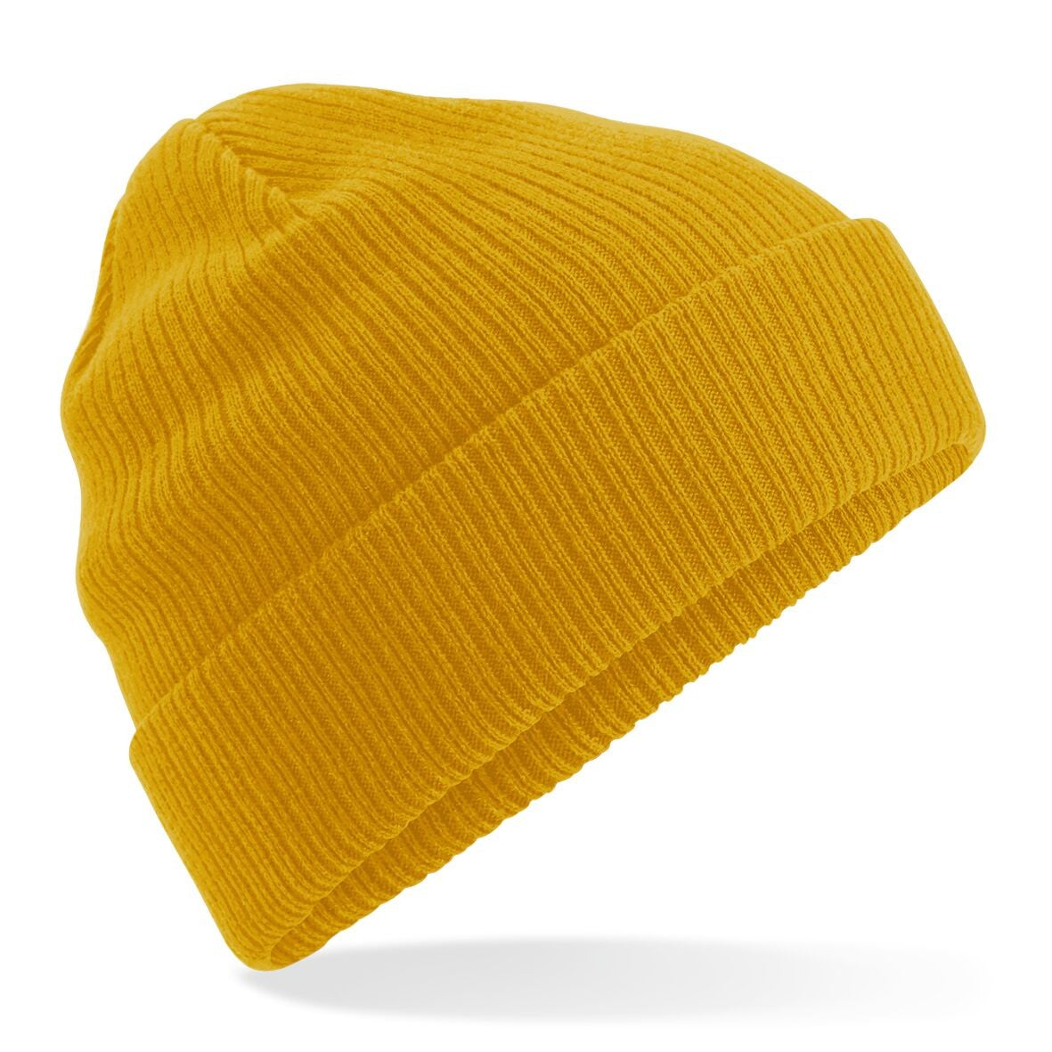 Organic Cotton Beanie | MUSTARD