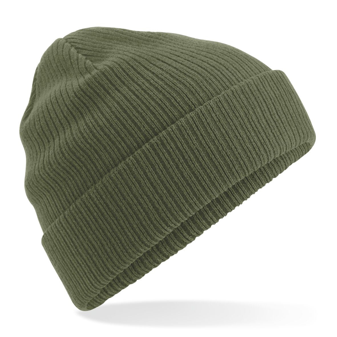 Organic Cotton Beanie | OLIVE GREEN