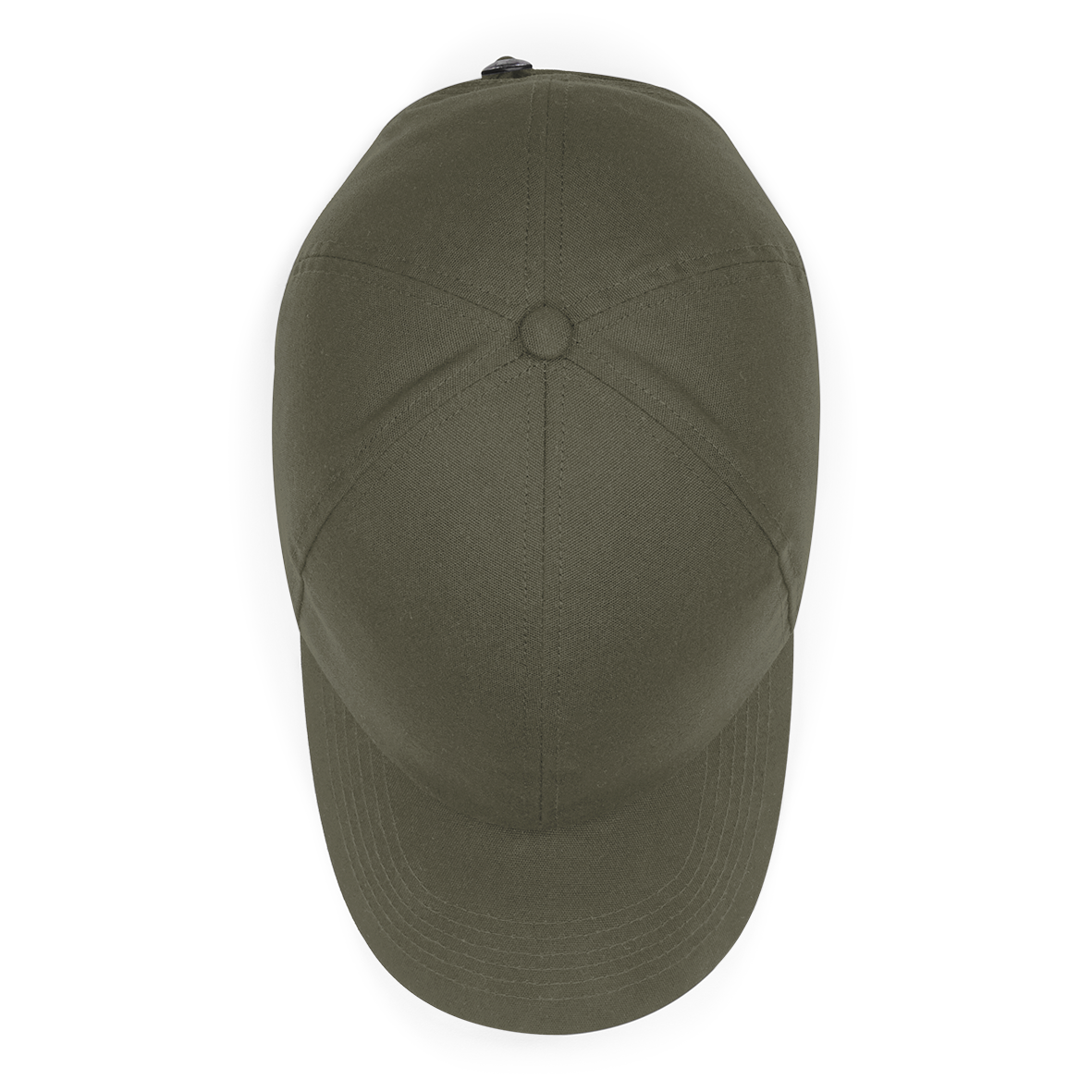 Organic Cotton 6 Panel Cap | OLIVE GREEN