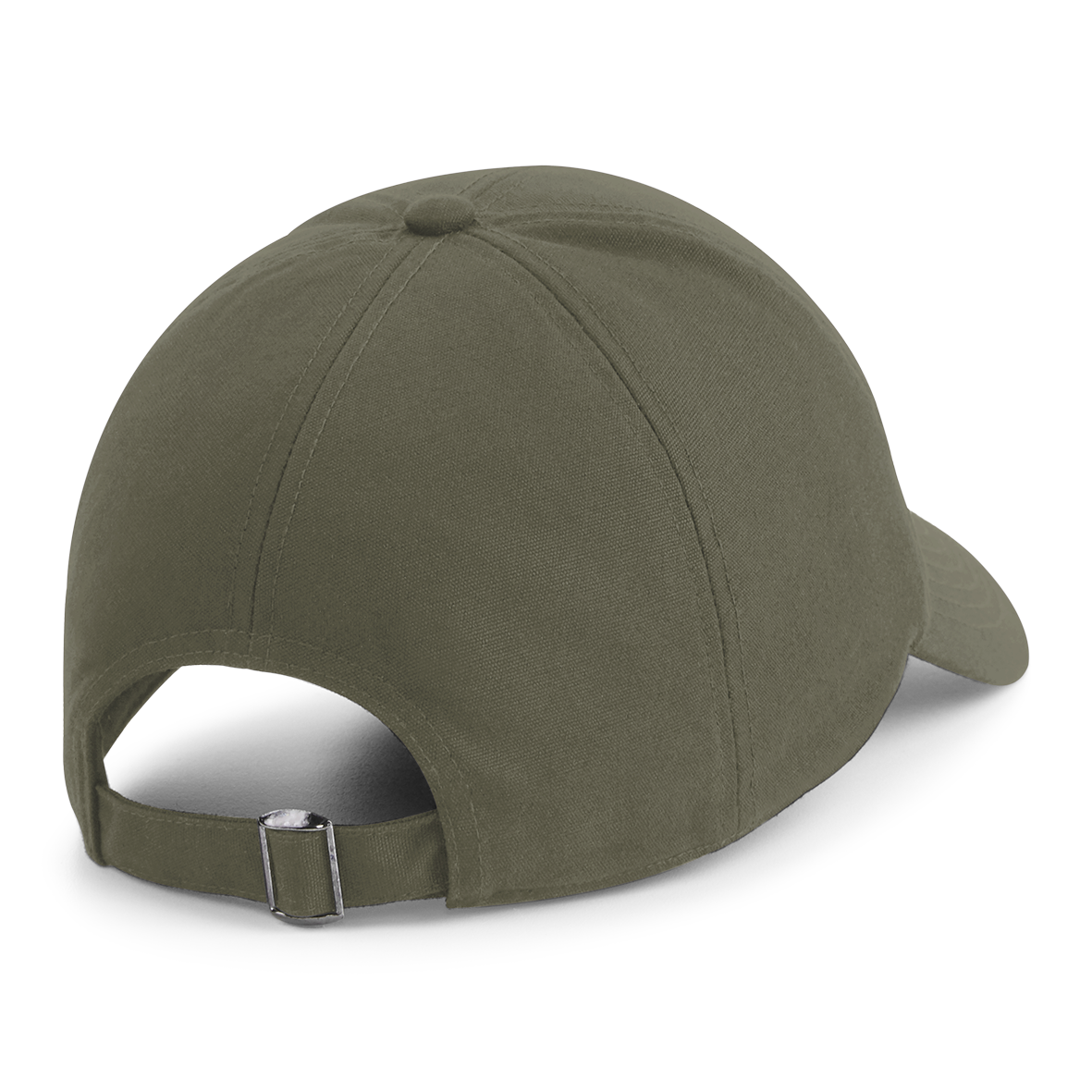 Organic Cotton 6 Panel Cap | OLIVE GREEN
