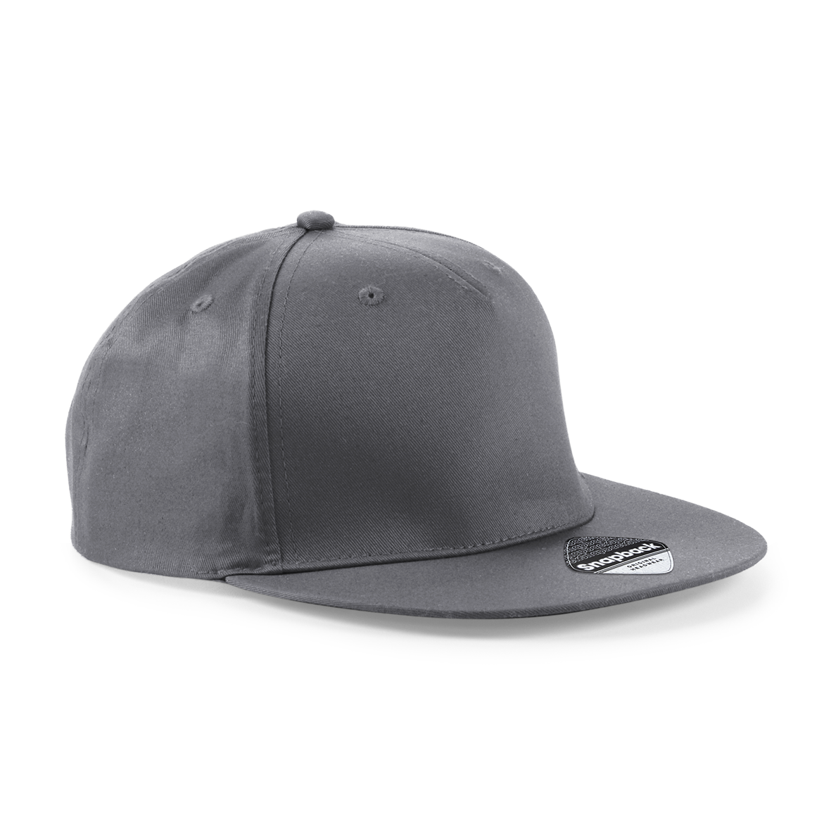 5 Panel Snapback Rapper Cap | GRAPHITE GREY