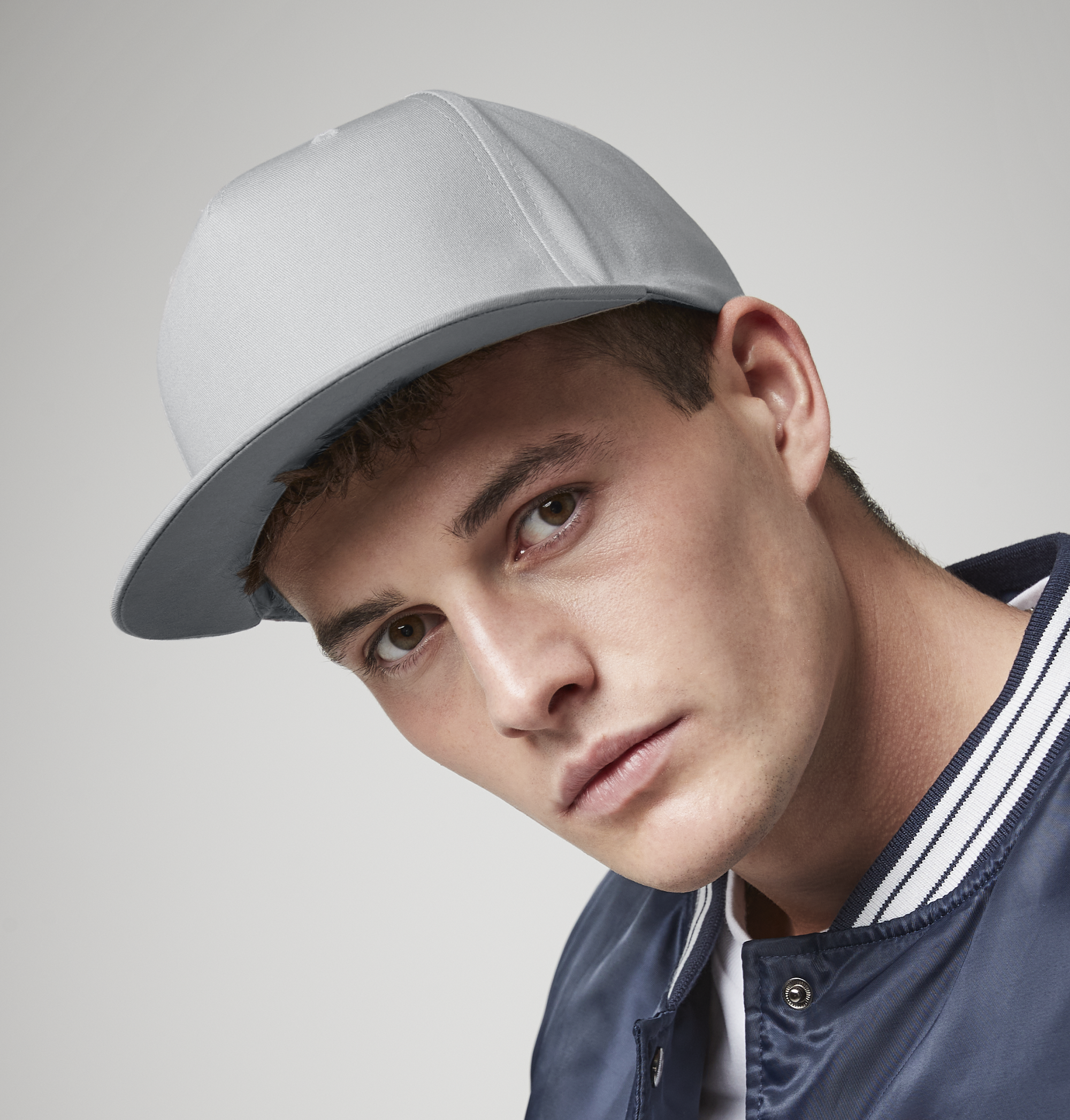 5 Panel Snapback Rapper Cap | FRENCH NAVY