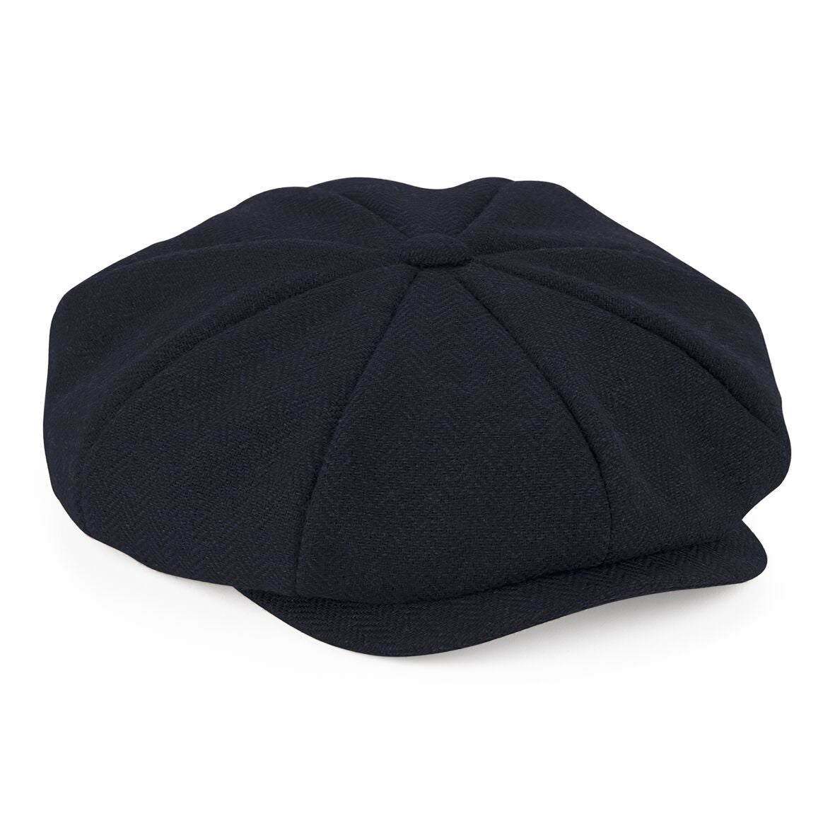 Heritage Baker Boy Cap | NAVY HERRINGBONE