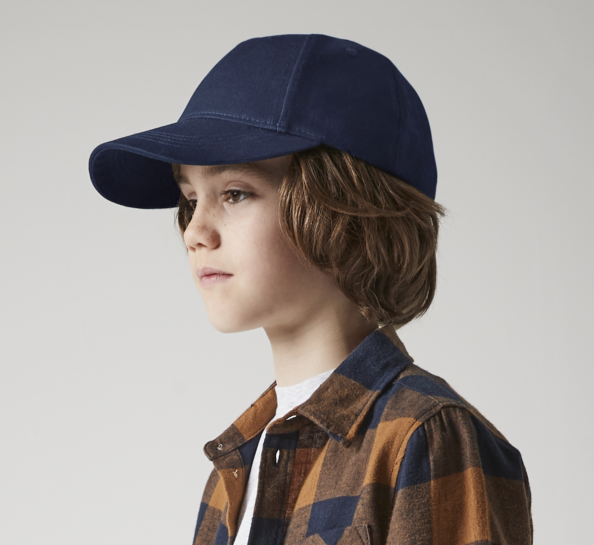 Kids Organic Cotton 5 Panel Cap | POWDER PINK