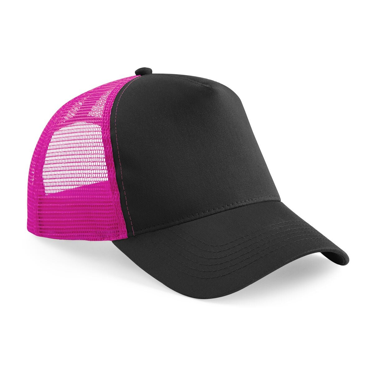 Snapback Trucker | BLACK/FUCHSIA