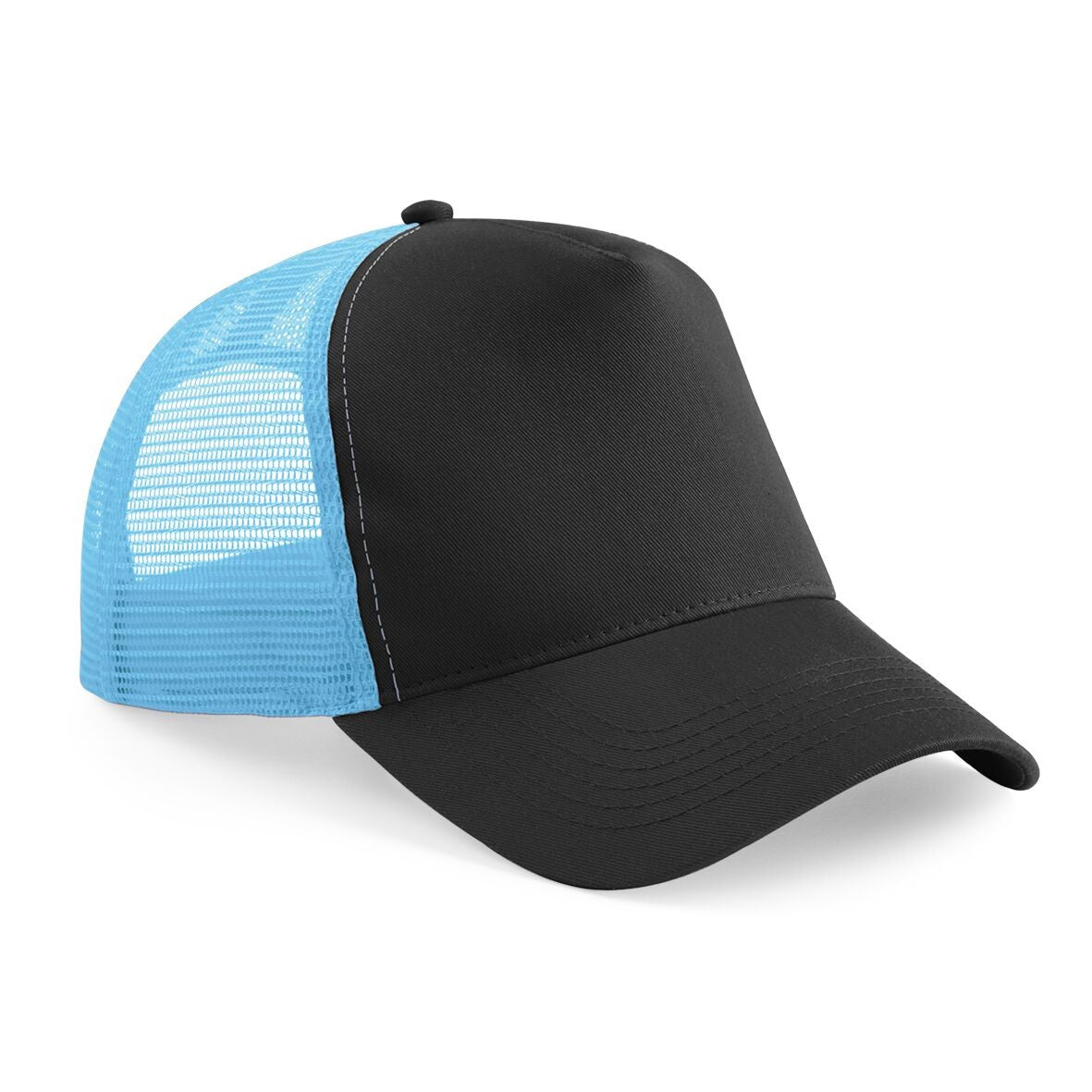 Snapback Trucker | BLACK/SURF BLUE