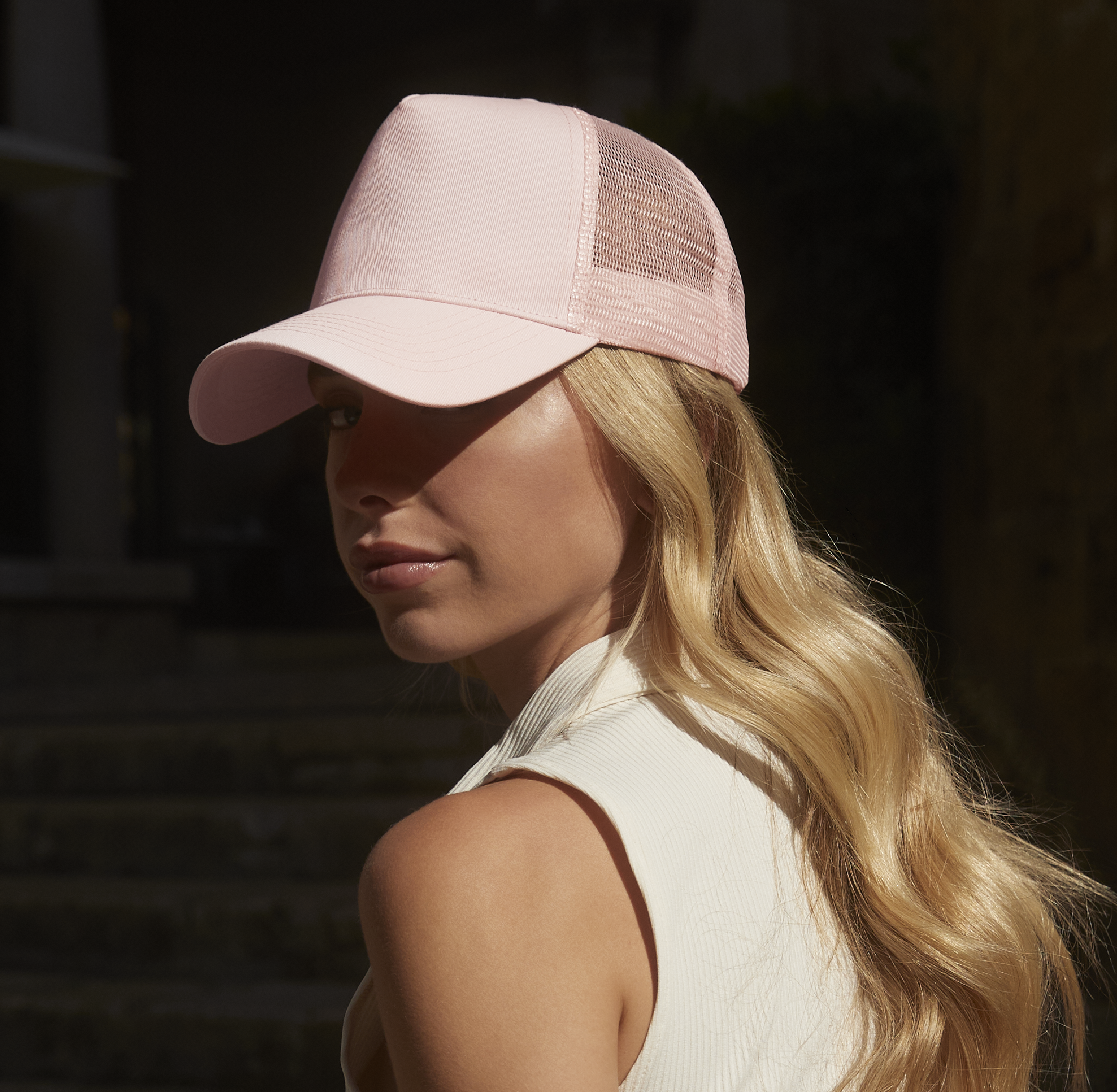Snapback Trucker | PASTEL PINK/PASTEL PINK