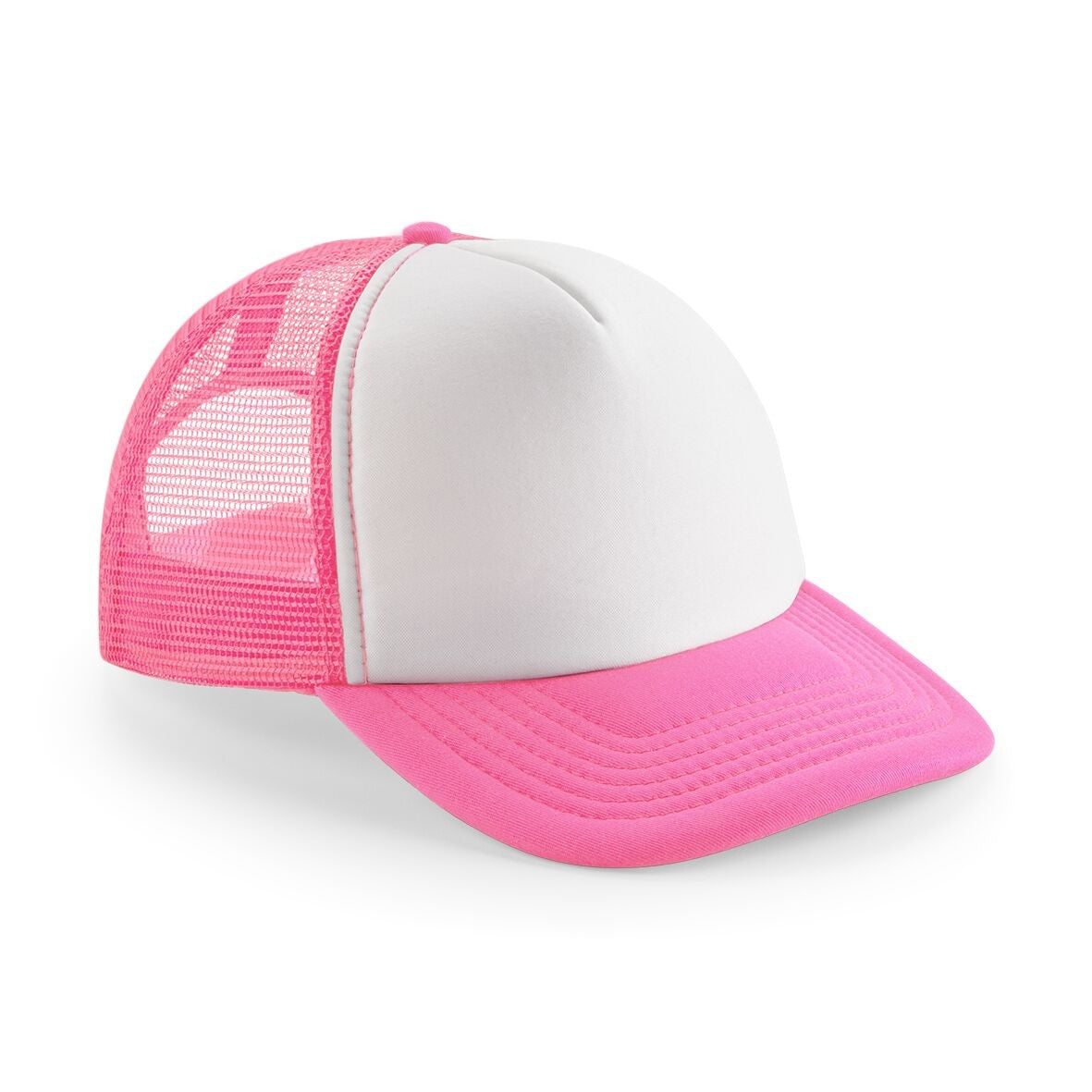 Vintage Snapback Trucker | FLUORESCENT PINK/WHITE