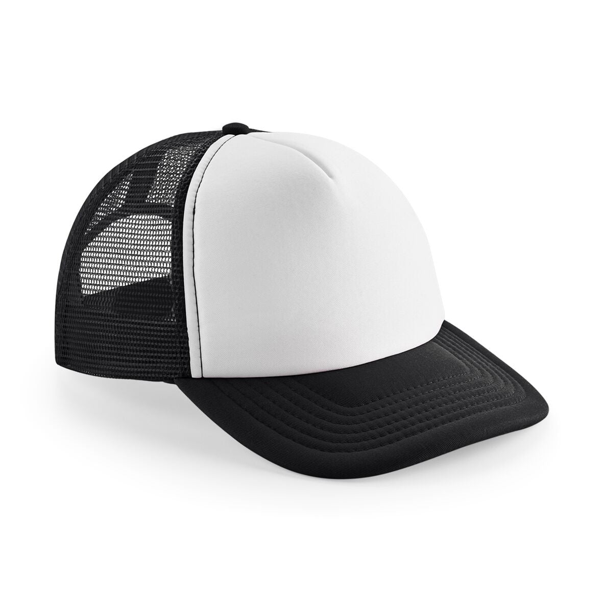Junior Vintage Snapback Trucker | BLACK/WHITE