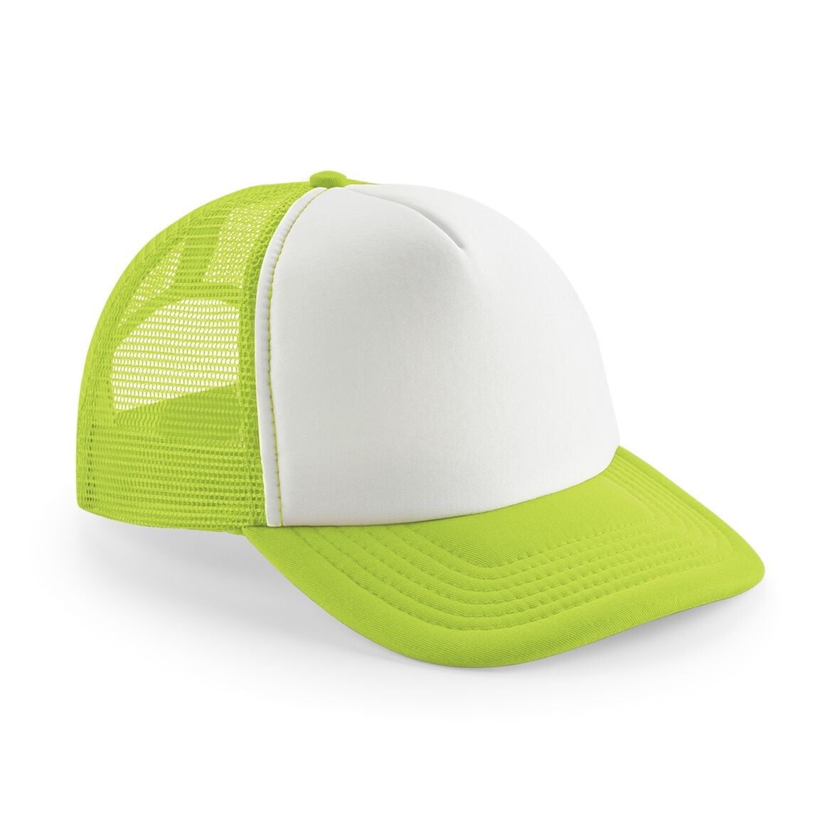 Junior Vintage Snapback Trucker | LIME GREEN/WHITE
