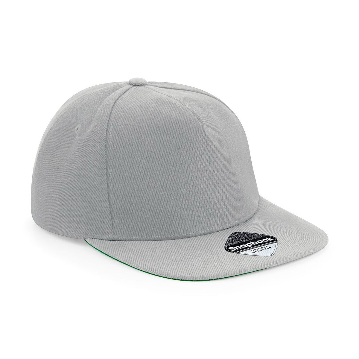 Original Flat Peak Snapback | GREY/GREY (GREEN UNDERPEAK)