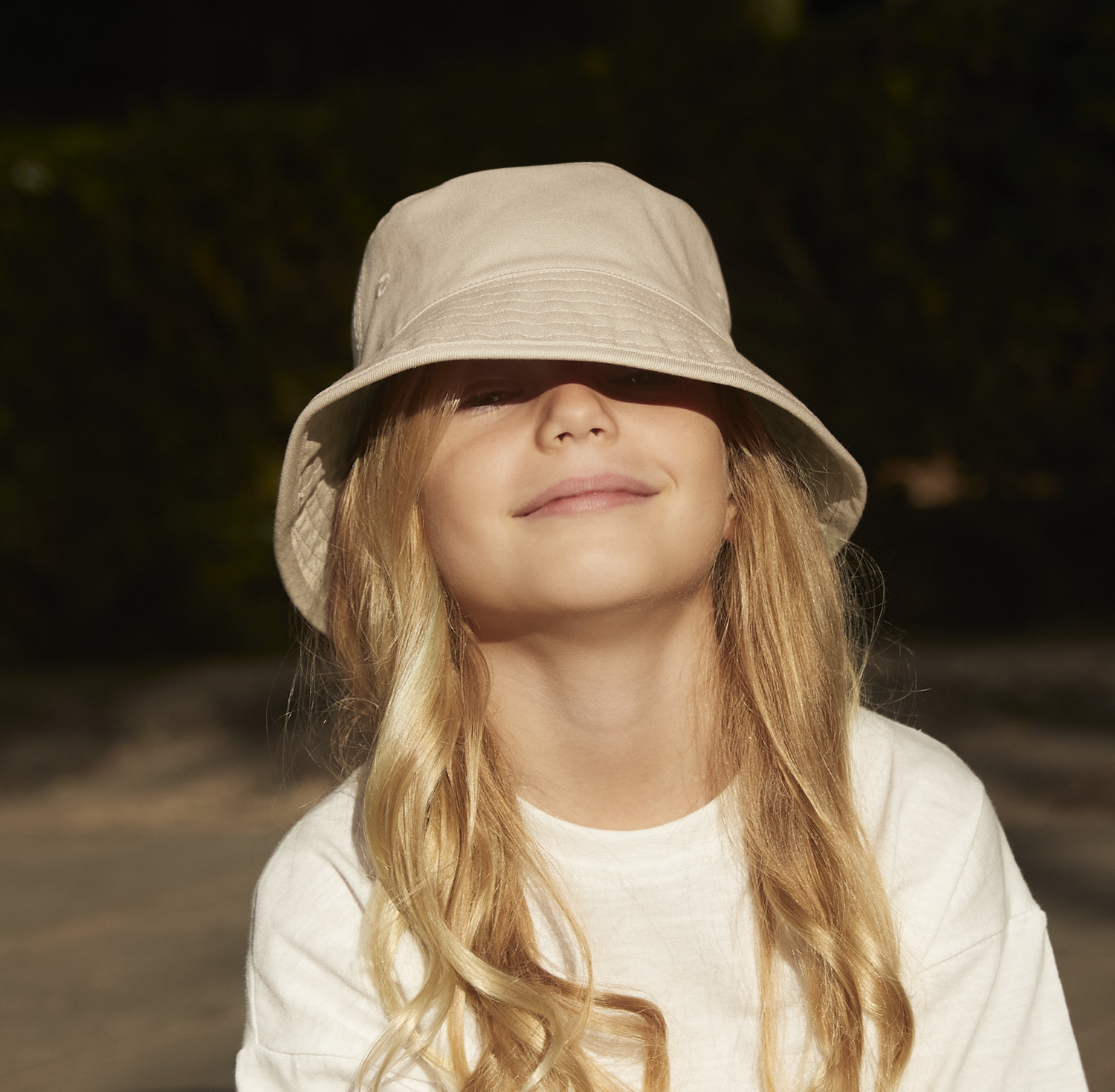 Kids Organic Cotton Bucket Hat | SAND